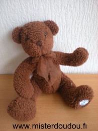Calin et bisous Ours Marron - Très bon état