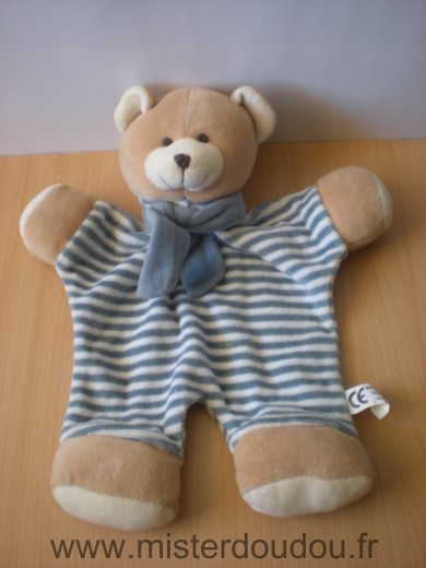 Cmp Ours Beige bleu raye blanc - Très bon état