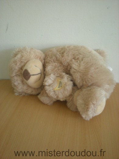 Cobico Ours Ours dormeur beige peluche - Très bon état