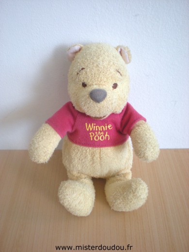 Ours Jaune tshirt rouge Disney