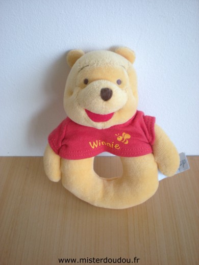 Disney Ours Winnie orange tshirt rouge - Très bon état