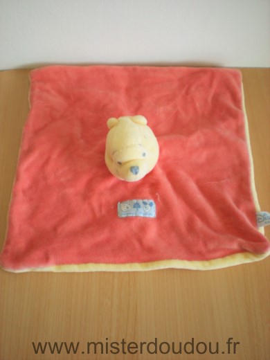 Ours Winnie rouge clair dessus jaune dessous Disney