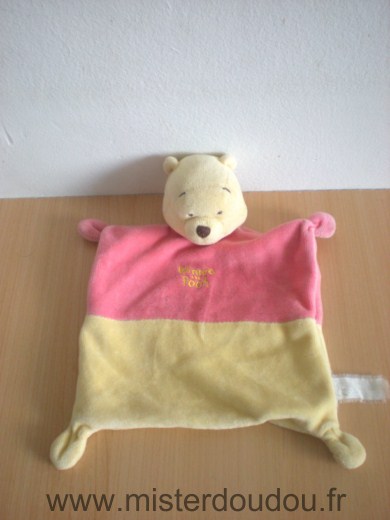 Ours Winnie rouge jaune Disney