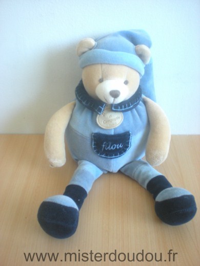 Ours Filiou bleu Doudou et compagnie
