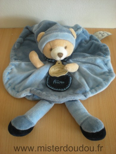 Ours Filou bleu Doudou et compagnie
