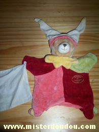 Ours Multicolore Doudou et compagnie