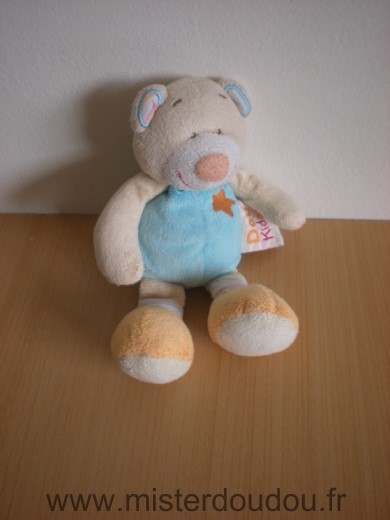 Doukidou Ours Beige bleu - Très bon état