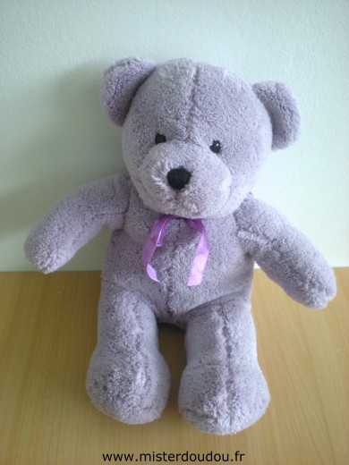 Enesco Ours Mauve - Très bon état
