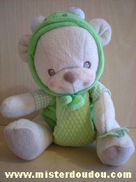 Fisher-price Ours Beige vert - Très bon état