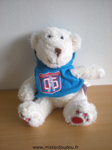 Ours Blanc tshirt bleu star academy Gipsy