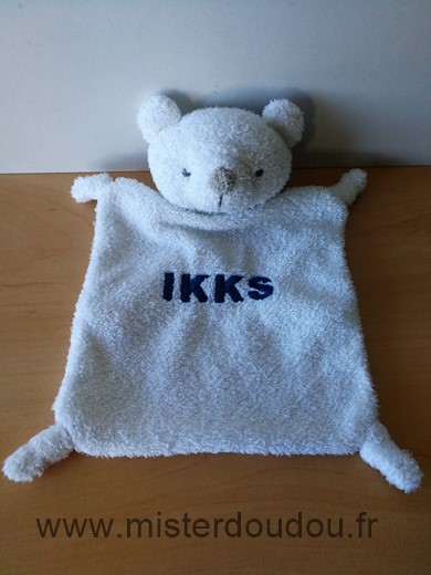 Ikks Ours Blanc ikks bleu - Très bon état