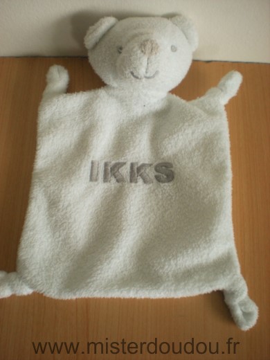 Ikks Ours Blanc ikks gris - Très bon état