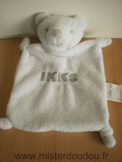 Ikks Ours Blanc ikks gris - Très bon état