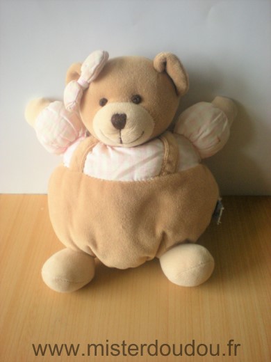 Jacadi Ours Beige rose - Bon état