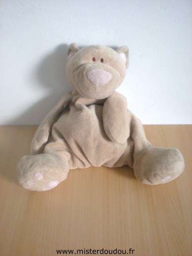 Jollybaby Ours Beige nez rose - Bon état
