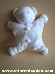 Ours Blanc bleu (mauve) très clair Jollybaby