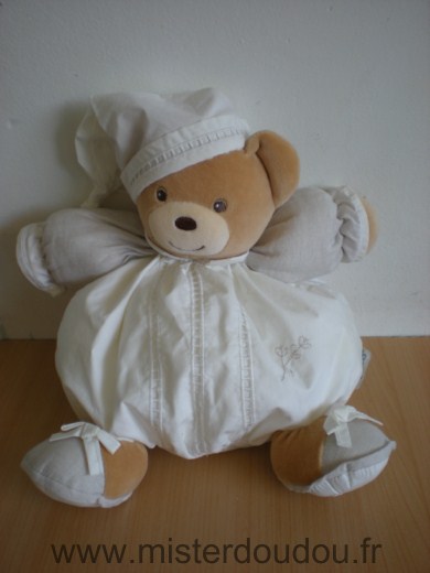 Ours Blanc en tissus Kaloo