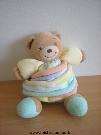 Ours Candy jaune bleu vert Kaloo