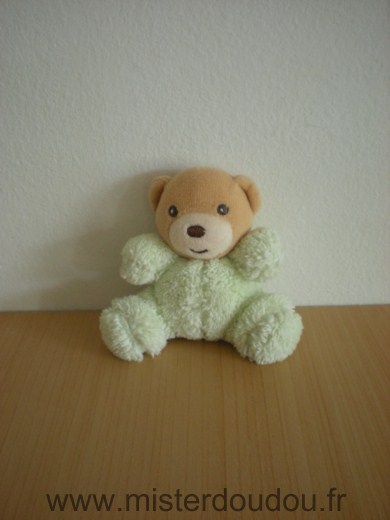 Kaloo Ours Mini doudou vert - Très bon état
