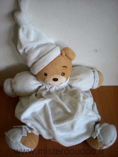 Ours Velours blanc Kaloo