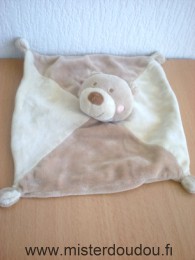 Ours Beige marron dessus marron uni dessous Kiabi baby