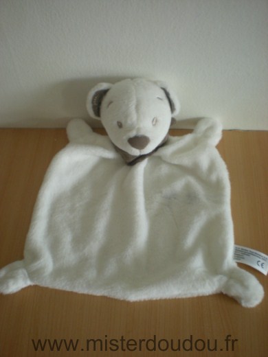 Kiabi baby Ours Blanc foulard marron - Très bon état