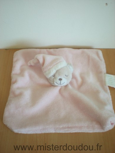 Kimbaloo Ours Rose bonnet rose - Très bon état