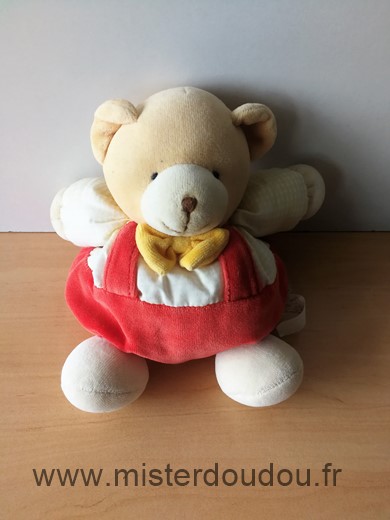 Ours Rouge jaune Kissy