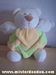 Ours Blanc vert jaune Marque Inconnue