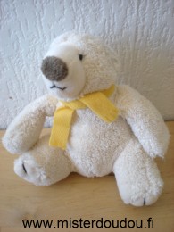 Ours Ours polaire blanc echarpe jaune Marque Inconnue