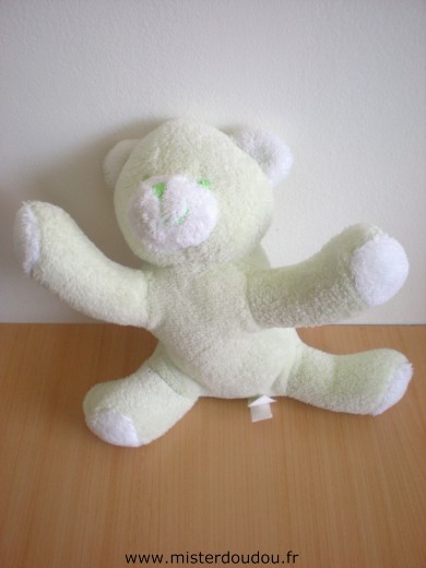 Ours Vert clair et blanc Marque Inconnue