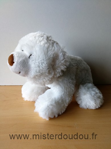 Maxita Ours Peluche blanc - Très bon état