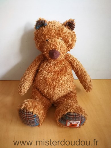 Moulin roty Ours Georges marron - Très bon état
