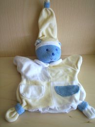 Mustela Ours Bleu blanc jaune - Très bon état