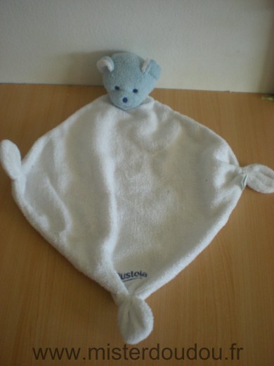 Mustela Ours Musti bleu blanc - Très bon état