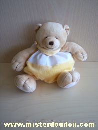 Nature et découvertes Ours Beige écru jaune - Bon état