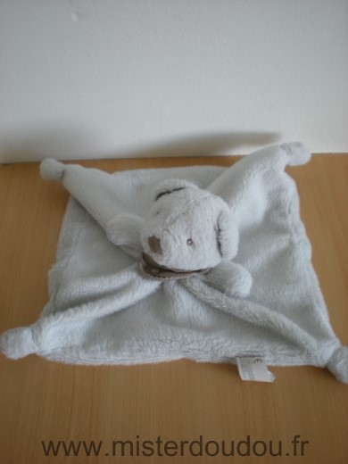 Ours Gris foulard beige Nicotoy