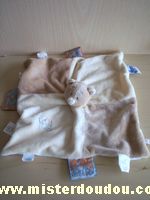 Ours Beige marron pleins d'étiquettes Noukie s