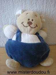 Noukie s Ours Bleu blanc - Bon état