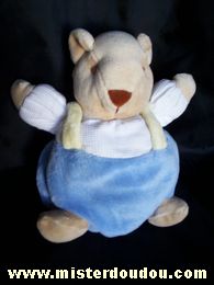 Noukie s Ours Bleu blanc jaune - Très bon état