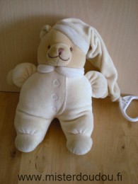 Noukie s Ours Jaune blanc - Bon état