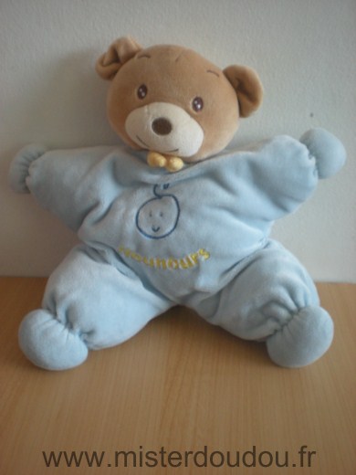 Ours Bleu beige Nounours