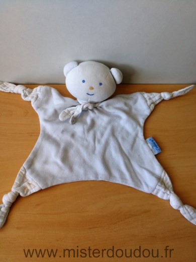 Nounours Ours Bleu blanc l enfant do - Etat moyen