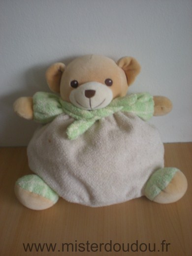 Nounours Ours Jaune vert - Très bon état