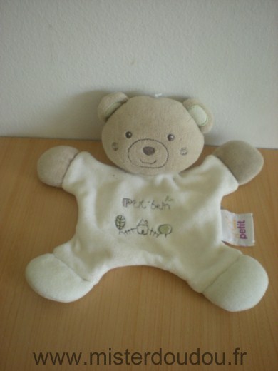 Ours Beige ecru ptit brin Petit a petit