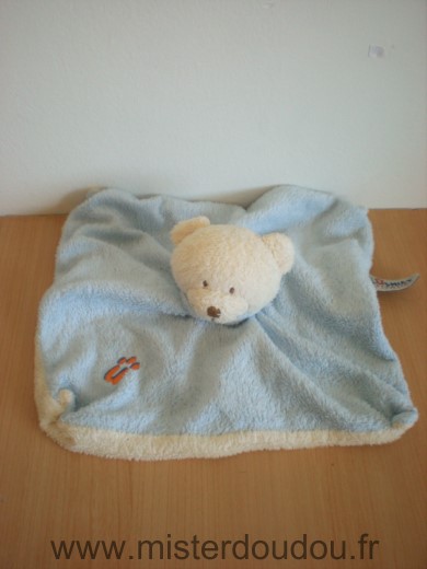 Plushies Ours Bleu dessus ecru dessous - Très bon état