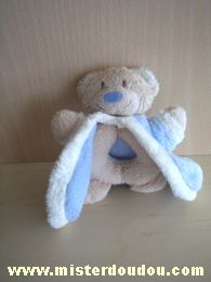 Ours Beige cape bleue Pommette