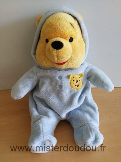Ours Winnie pyjama bleu Simba baby