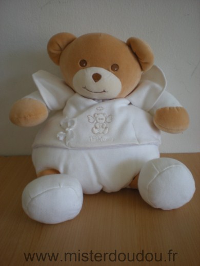 Takinou Ours Blanc motif petit ours ange - Très bon état