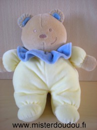 Ours Jaune col bleu Tex